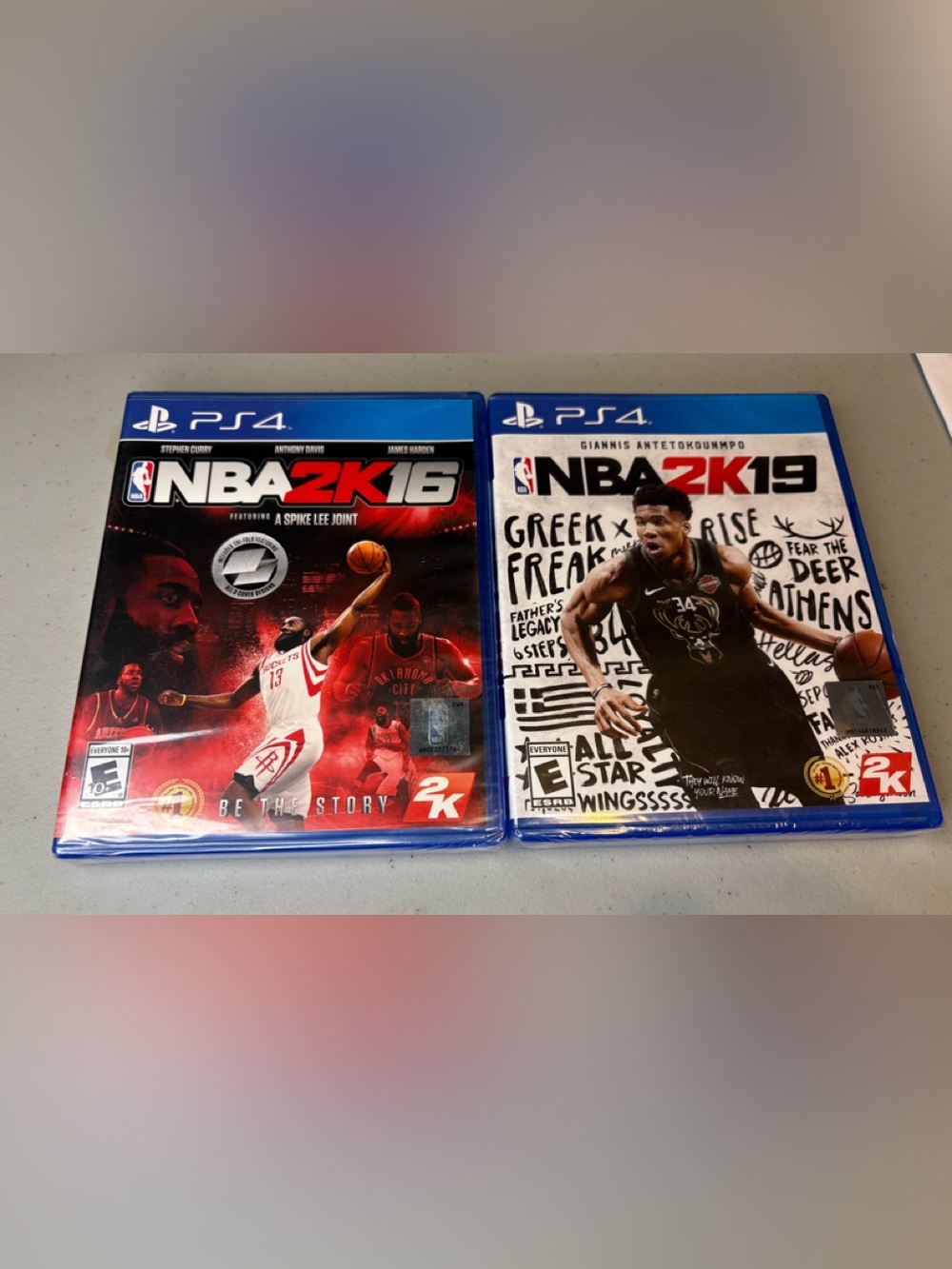 NBA 2K16 & NBA 2K19 Sony PlayStation 4 PS4 2K E10+ Multiplayer Online